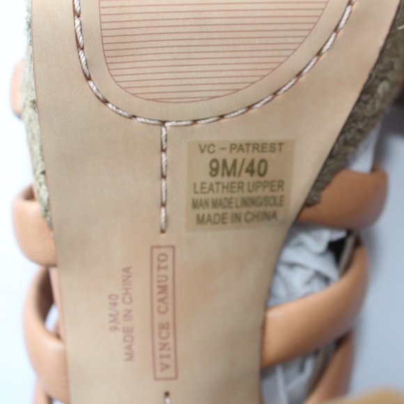 VINCE CAMUTO - Retro-Chic Platform Sandals - VC-Patrest - Picture 10 of 16